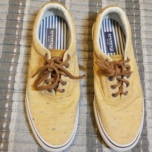 Sperry Men's Striper CVO Fleck Canvas Sneaker